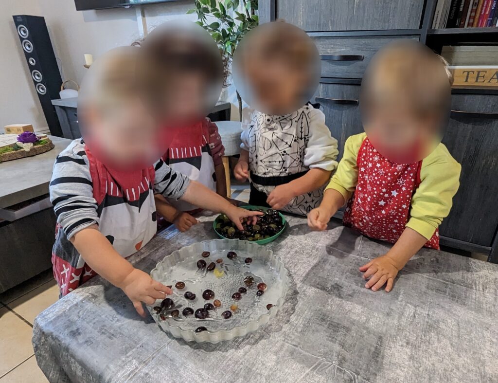 clafoutis aux raisins chez nounou