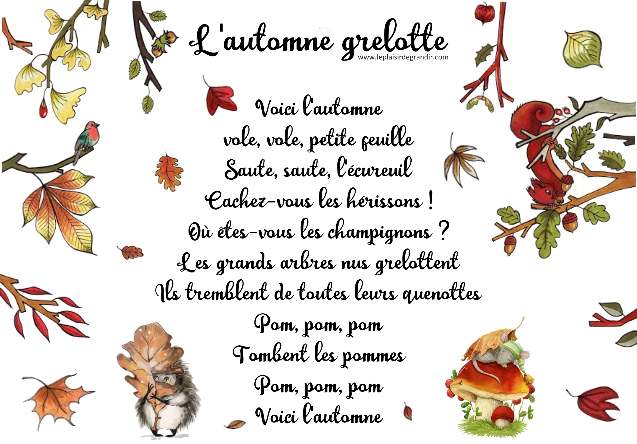 L’automne grelotte