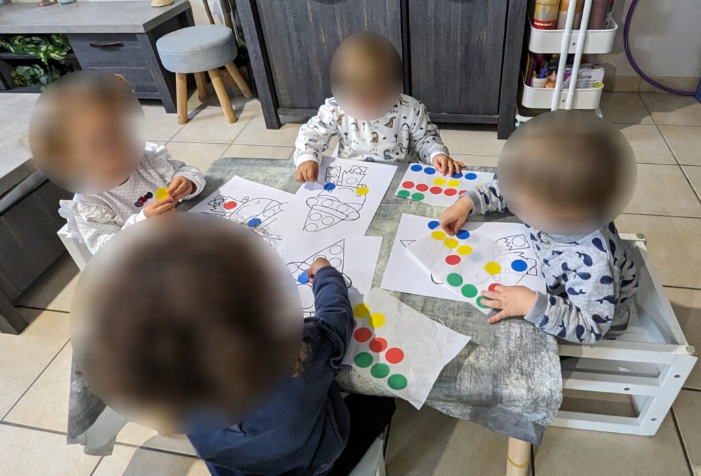 activité gommette assistante maternelle