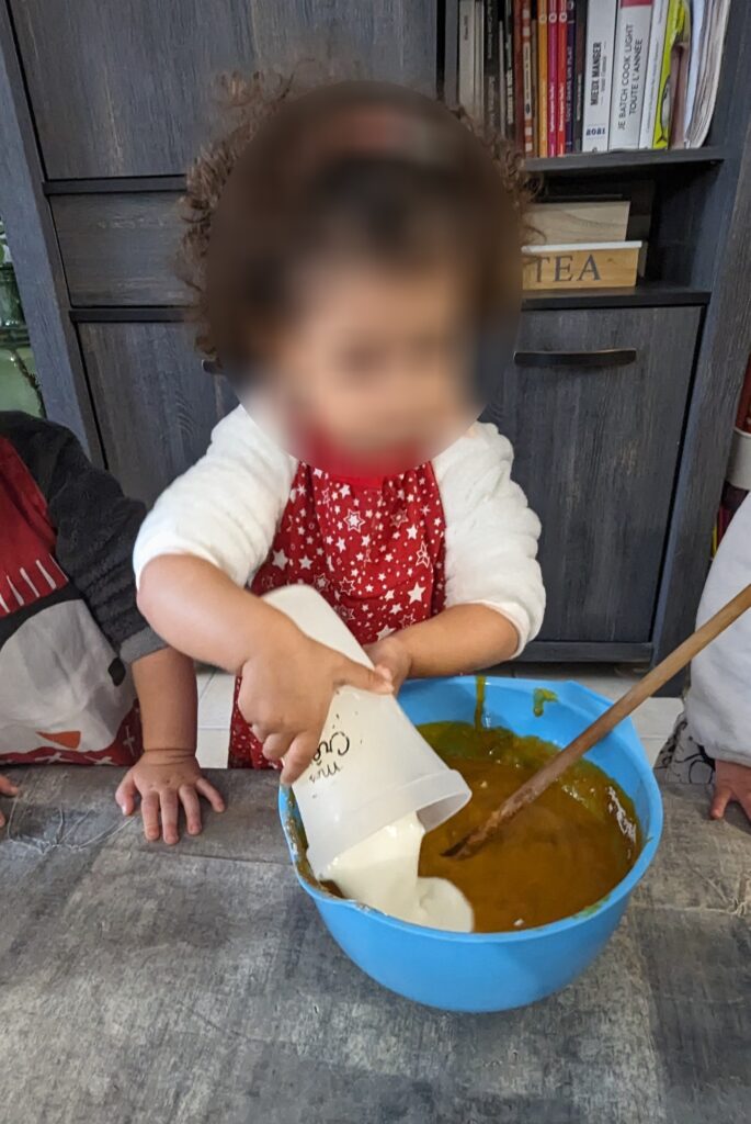 pâtisserie chez assistante maternelle colomiers