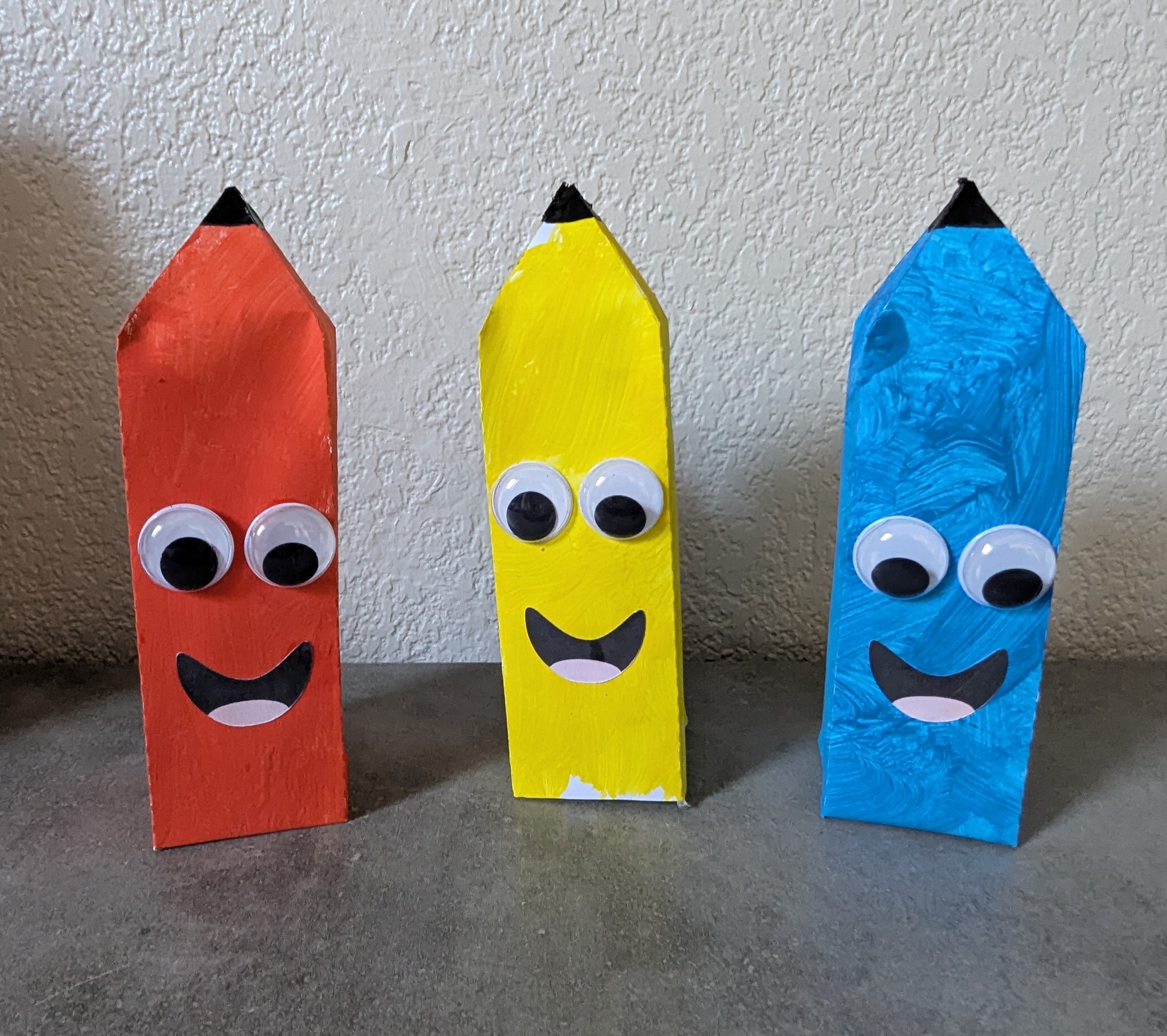 Bricolage crayon