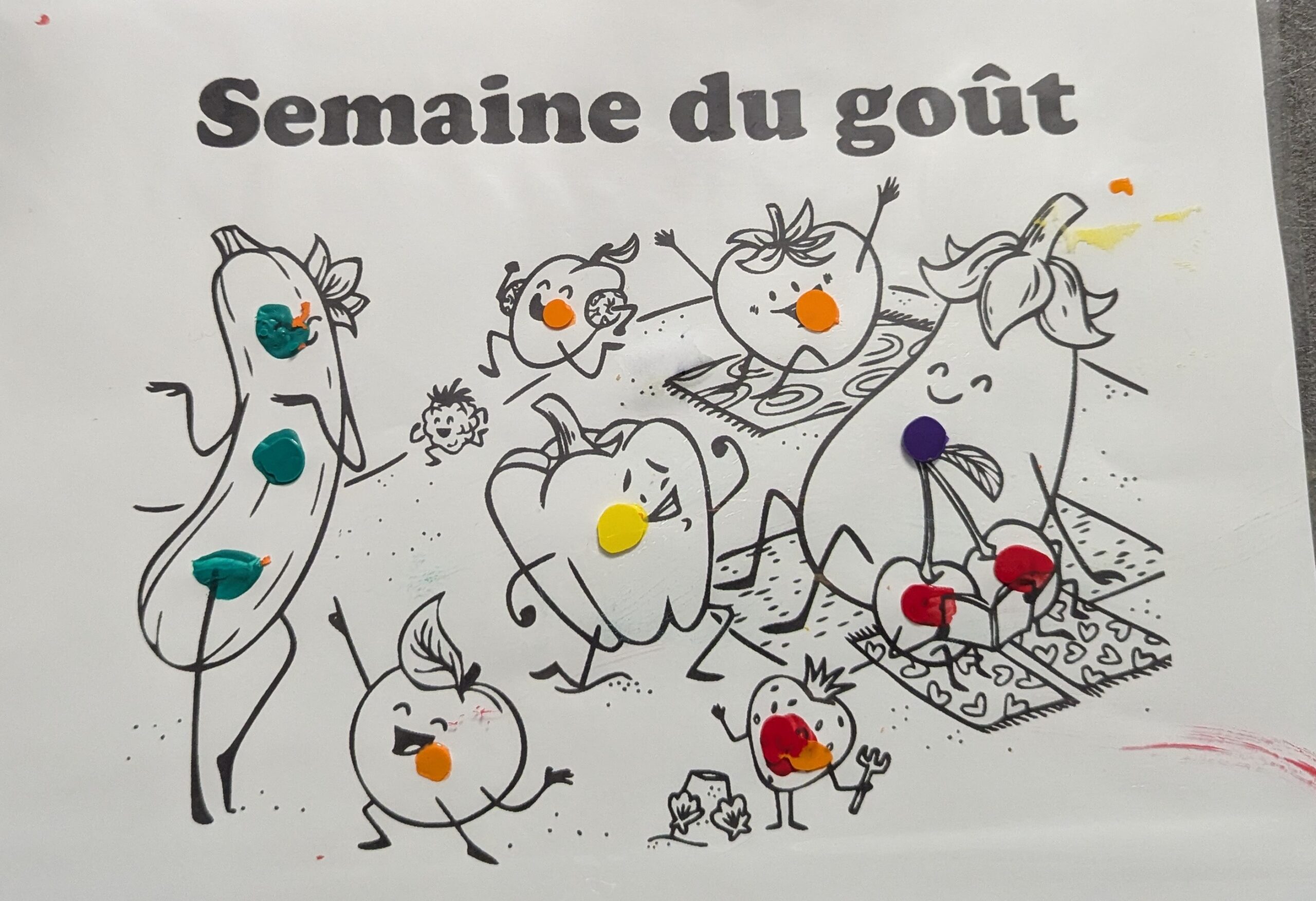 La semaine du goût version peinture
