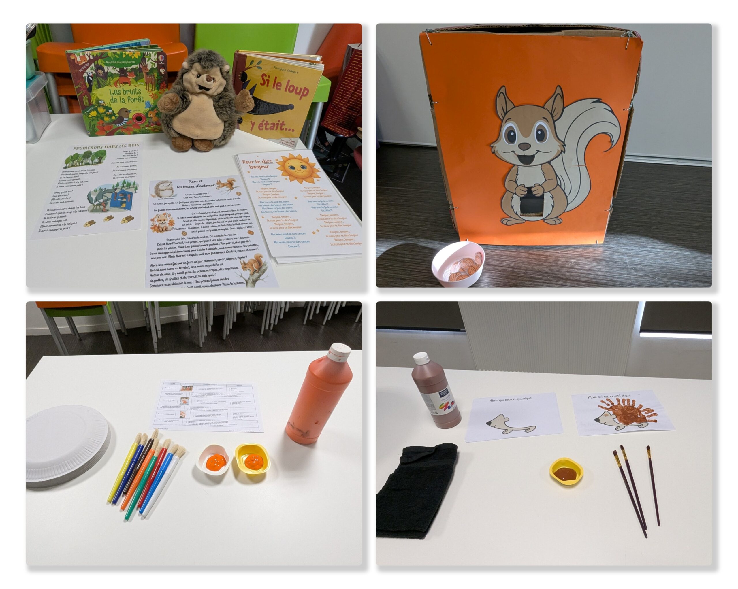 Dernière matinée autour des animaux de la forêt avec Eveil et Douceur