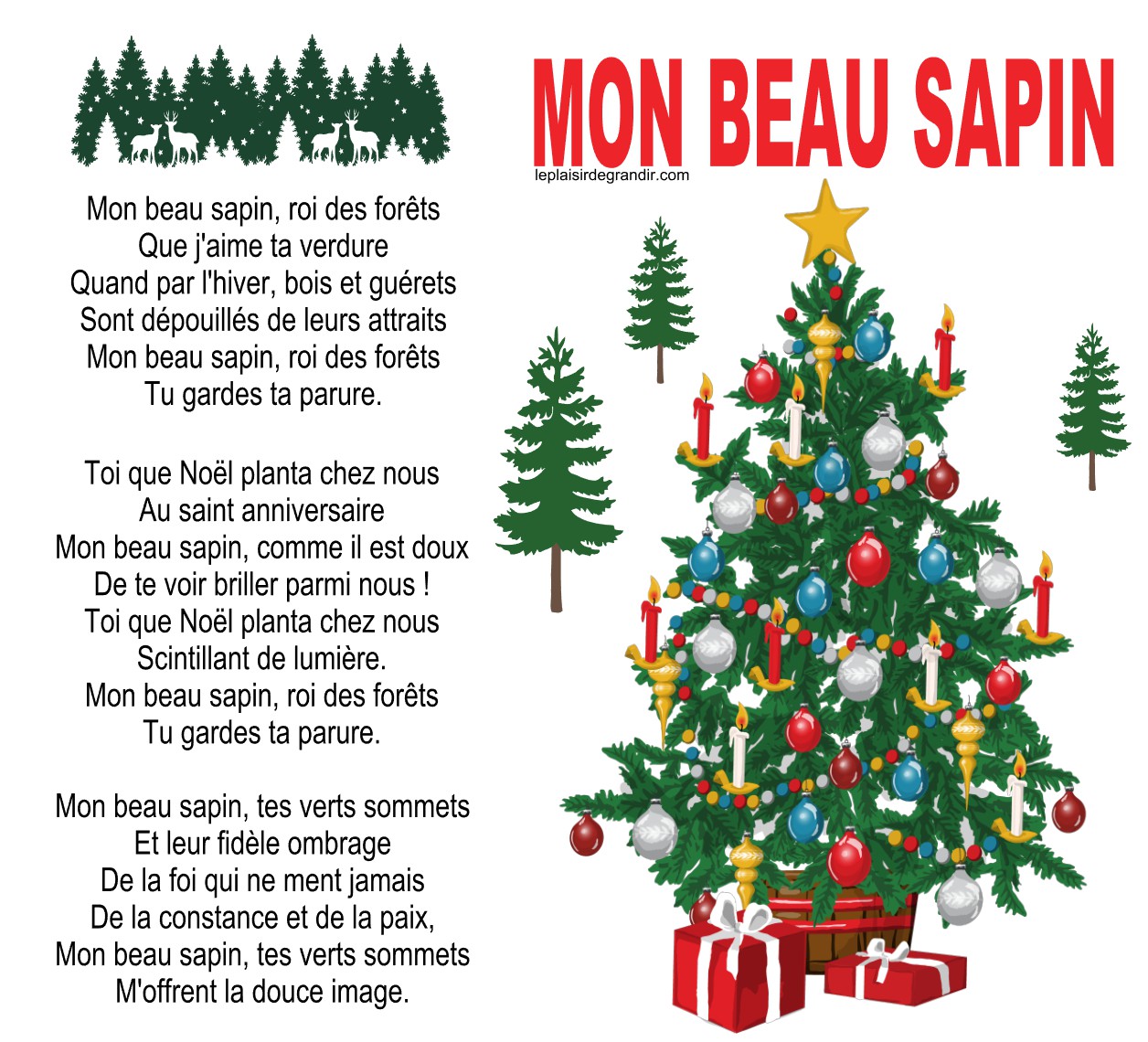 Mon beau sapin