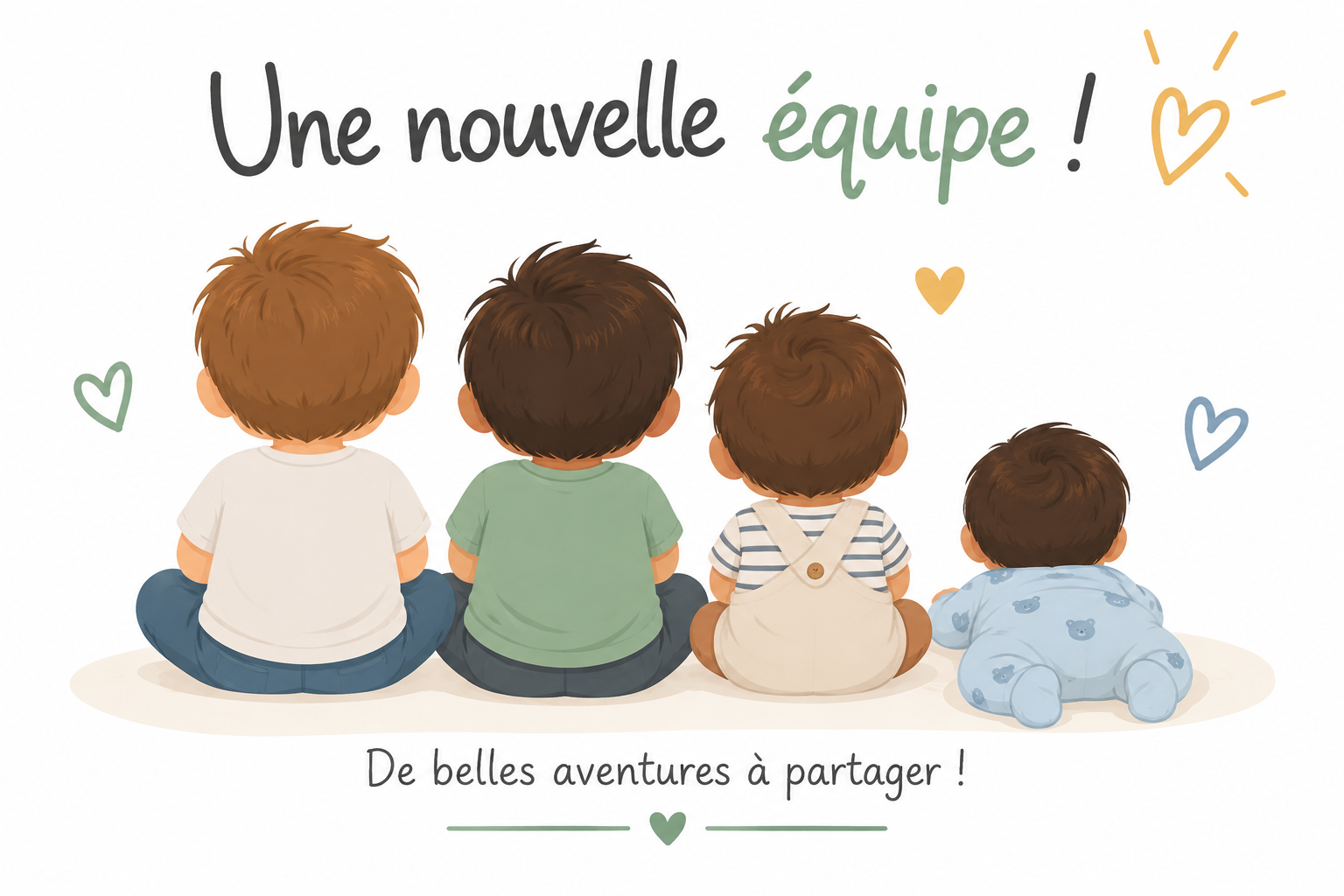 Bienvenue à la nouvelle équipe