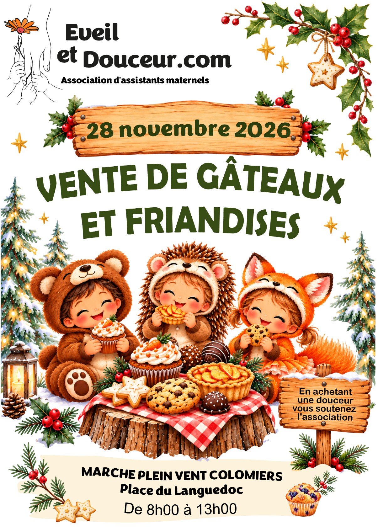 Une vente gourmande avec Éveil et Douceur !